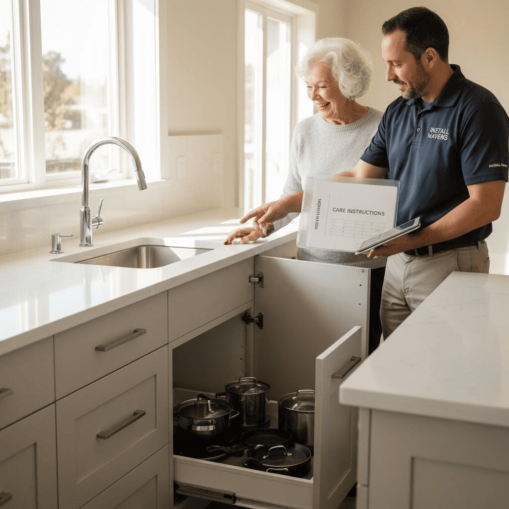 Install Mavens- Cabinet Lowering 